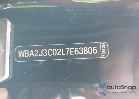 2020 BMW 230I xDrive from USA, damaged, VIN WBA2J3C02L7E63806